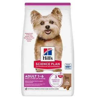 Корм для взрослых собак Hill&rsquo;s SP Can Adult S&amp;M L&amp;R для собак мелких и миниатюрных пород с ягненком и рисом 6 кг