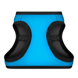 М'яка шлея для собак WAUDOG Clothes з QR паспортом, "Colors of freedom", S2, В 46-50 см, С 43-45 см