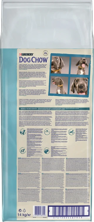 Сухой корм для щенков больших пород Purina Dog Chow Puppy Large Breed со вкусом индейки 14 кг