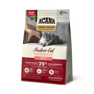 Корм для котов всех пород ACANA HIGHEST PROTEIN INDOOR CAT 1.8KG с уткой, курицей и яйцами