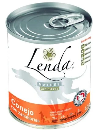 Вологий корм для собак Lenda RABBIT &amp; CARROTS з кроликом та морквою, 400 г