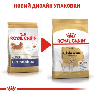 Сухой полнорационный корм для взрослых собак породы чихуахуа к Royal Canin Chihuahua Adult возрасте от 8 месяцев и старше 500 г