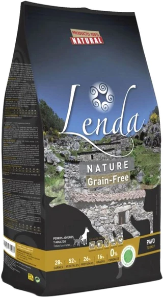 Беззерновий сухий корм Lenda Holistic Grain-Free Turkey з індичкою для собак з харчовою чутливістю 3 кг
