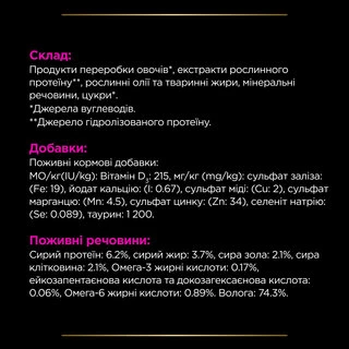 Вологий дієтичний корм для дорослих котів Pro Plan Veterinary Diets UR ST/OX Urinary для розчинення та зниження утворення струвітних каменів 195 г