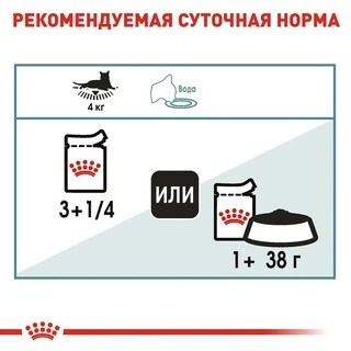 ПАК.Влажный корм Royal Canin HAIRBALL CARE для взрослых кошек, профилактика образования волосяных комочков12шт по 85 г