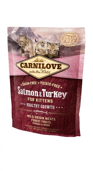 Сухой корм для котят Carnilove Salmon &amp;amp; Turkey Kitten 400 г