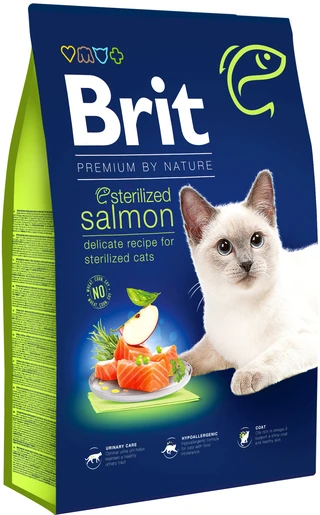 Сухой корм для стерилизованных котов Brit Premium by Nature Cat Sterilized Lamb с ягненком 8 кг