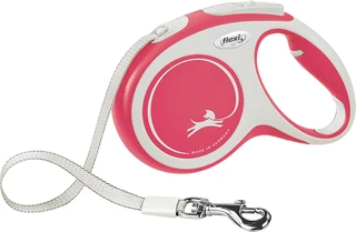 Поводок-рулетка Flexi New Comfort М лента 5 м Красный