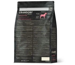 Сухой корм для средних и крупных собак Grandorf FRESH SALMON &amp;amp; SWEET POTATO ADULT DOG MEDIUM &amp;amp; MAXI с лососем 1 кг