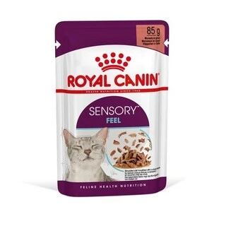 ПАК.Вологий корм Royal Canin SENSORY FEEL GRAVY (Соус) для дорослих котів вибагливих у харчуванні 12 шт по 85 г
