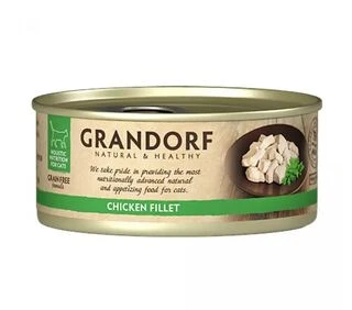 Влажный корм для кошек Grandorf CHICKEN FILLET куриная грудка, 70 г