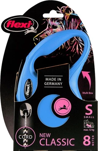 Поводок-рулетка Flexi New Classic S 8 м Синий