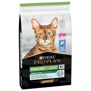 Сухой корм Purina Pro Plan Sterilised Adult 1+ Renal Plus с кроликом для стерилизованных кошек и кастрированных котов 10 кг