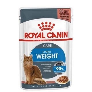 ПАК.Влажный корм Royal Canin WET LIGHT WEIGHT CIG (Соус) для взрослых кошек, профилактика лишнего веса 12 шт по 85 г
