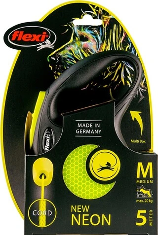 Поводок-рулетка Flexi New Neon M 5 м