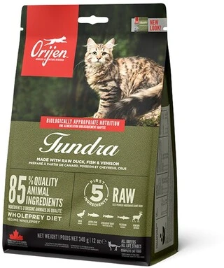 Сухий корм для котів усіх порід і вікових груп Orijen Tundra Cat, 340 г (o28334)