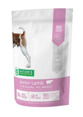 Сухой корм для щенков всех пород с ягнятиной Junior Lamb All Breeds 500г