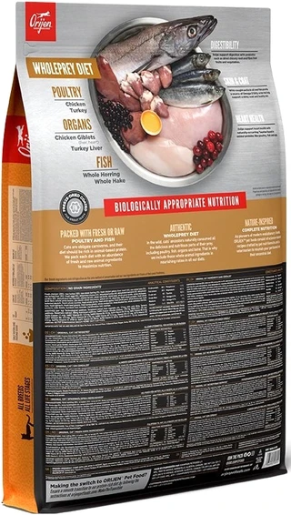 Сухий корм для котів для всіх порід і стадій життя Orijen Original Cat 5.4 кг (o28054)