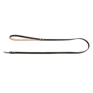 Поводок "CoLLaR" одинарный с прошивкой (ширина 12мм, длина 122см), черный