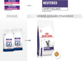 Сухий корм для кастрованих та стерилізованих кішок Royal Canin Neutered Satiety Balance до 7 років 400 г