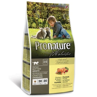 Сухой корм для котят Pronature Holistic Kitten со вкусом курицы и батата 2.72 кг