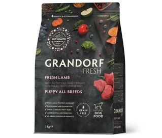 Сухой корм для щенков Grandorf FRESH LAMB &amp;amp; SWEET POTATO PUPPY с ягненком и бататом 1 кг