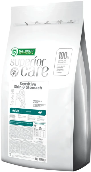 Сухий корм для собак Nature's Protection Superior Care Sensitive Skin&amp;amp;Stomach Adult All Breeds 10 кг