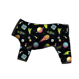 Дощовик для собак WAUDOG Clothes малюнок "Рік і Морті 2", XS30, В 43-45 см, С 27-30 см