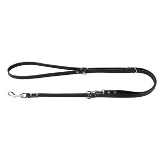 Поводок перестежка "CoLLaR" (ширина 14мм, довжина 122,142,183 см), чорний