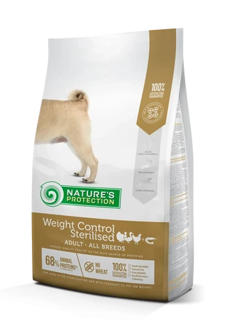 Сухой корм для взрослых собак всех пород склонных к полноте и после стерилизации Weight Control Sterilised Adult All Breeds 4кг