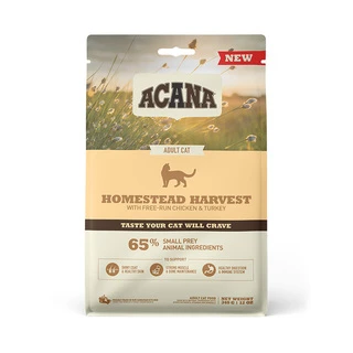 Сухий беззерновий корм Acana Homestead Harvest для котів курка/індичка 0.34 кг (арт a71434)
