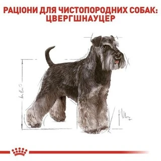 Сухий корм Royal Canin Miniature Schnauzer Adult для дорослих собак старше 10 місяців 7.5 кг