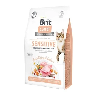 Сухой корм для взрослых кошек Brit Care Sensitive 200 г