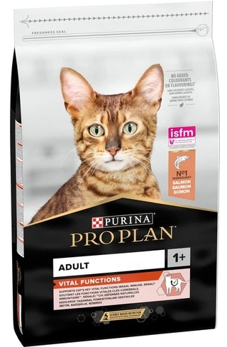 Сухой корм для котов Purina Pro Plan Adult 1+ Vital Functions с лососем 10 кг