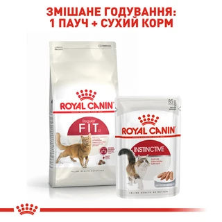 Сухой корм для домашних и уличных кошек Royal Canin Fit 400 г