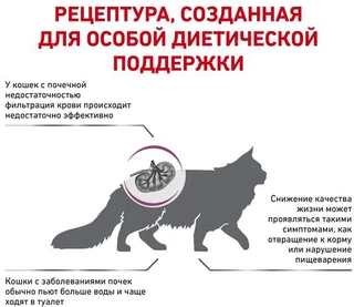 Сухой корм для взрослых кошек Royal Canin Renal Feline 2 кг