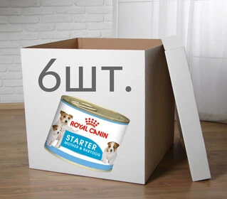 ПАК.Вологий корм для немовлят Royal Canin Starter Mouse 6 шт по 195 г