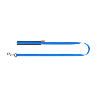 Поводок "Dog Extremе" нейлоновий з прорезиненою ручкою (ширина 20мм, довжина 122см), блакитний