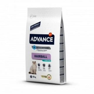 Сухой корм Advance Cat Sterilized Hairball для выведения шерсти у стерилизованых котов с индейкой 10 кг