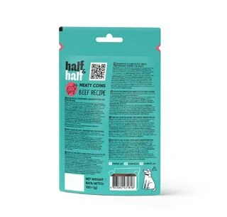 Лакомство HalfHalf мясные монетки для собак с говядиной 100 г
