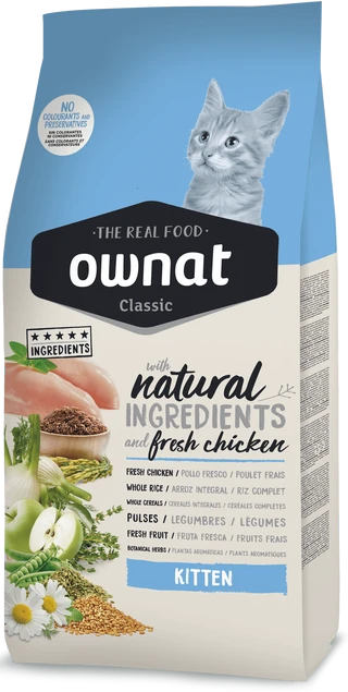 Сухий корм для кошенят Ownat Classic Kitten (Cat) з куркою 4 кг