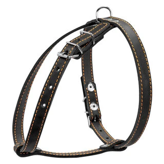 Шлея "CoLLaR" одинарная для мелких собак (ширина 14мм, А:40-48см, В:43-51см), черный