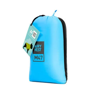 Двостороння куртка для собак AiryVest, розмір M 47, чорна з синім