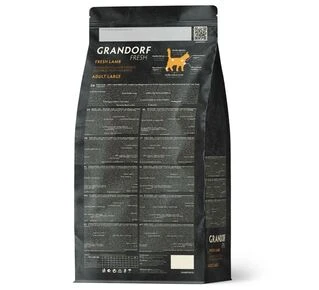 Корм сухой для взрослых кошек больших пород Grandorf FRESH LAMB &amp;amp; SWEET POTATO ADULT LARGE CAT ягненок с бататом, 400 г