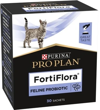 Дополнительный корм для взрослых кошек и котят Purina Pro Plan FortiFlora Feline Probiotic 30 г