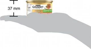 Упаковка влажного корма для кошек Purina Gourmet Gold Кусочки в паштете с уткой, морковью и шпинатом 24 шт по 85 г