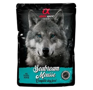 Влажный корм ALPHA SPIRIT SEA BREAM MOUSSE для собак с дорадой 85 г