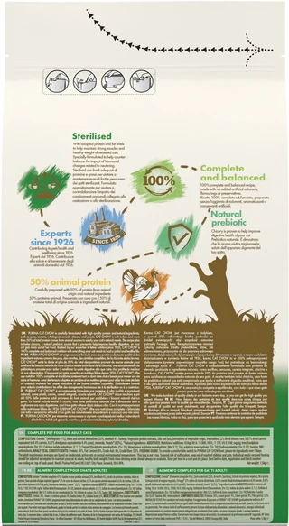 Сухой корм для взрослых стерилизованных кошек Purina Cat Chow Sterilised с индейкой 1.5 кг