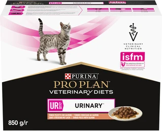 Упаковка влажного корма для кошек Purina Pro Plan Veterinary Diets UR ST/OX Urinary снижения струвитных камней 10 x 85 г