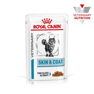 ПАК.Влажный корм для взрослых кошек ROYAL CANIN SKIN &amp; COAT CAT Pouches 12 шт. по 85г
